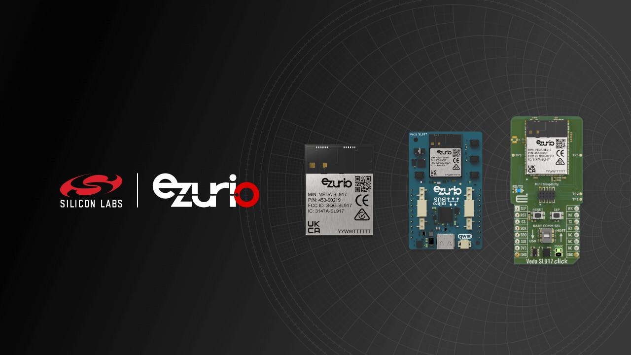 Silicon Labs and Ezurio Expands Wi-Fi Development Support with the Veda SL917 Module