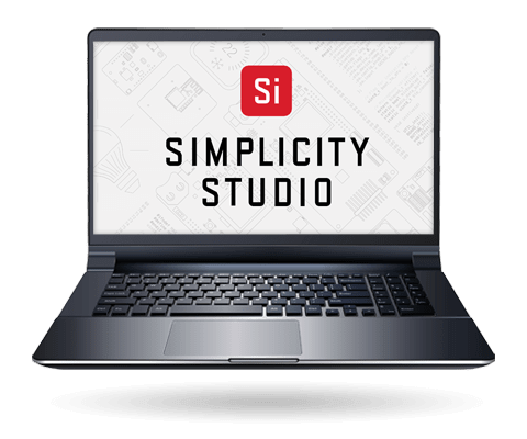 Simplicity Studio on Laptop Screen